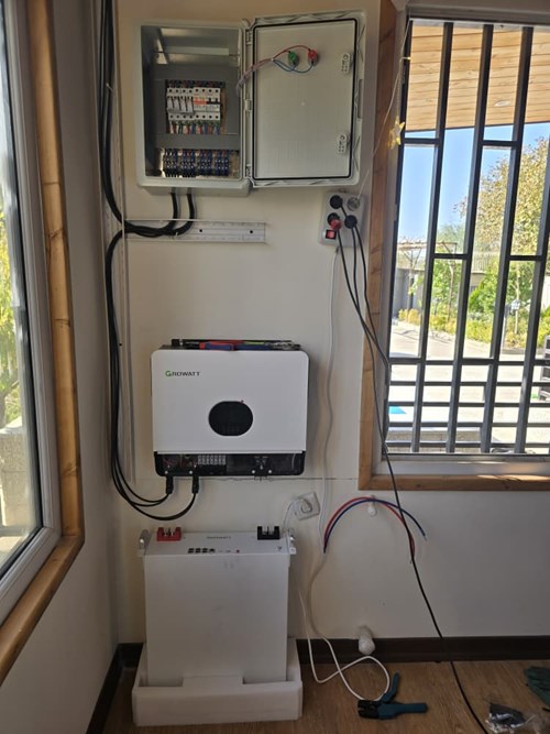 نصب نیروگاه خورشیدی آفگرید 7 کیلووات در هشتگرد