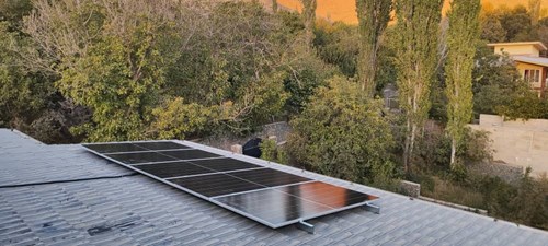 نصب نیروگاه خورشیدی آفگرید 7 کیلووات در کردان