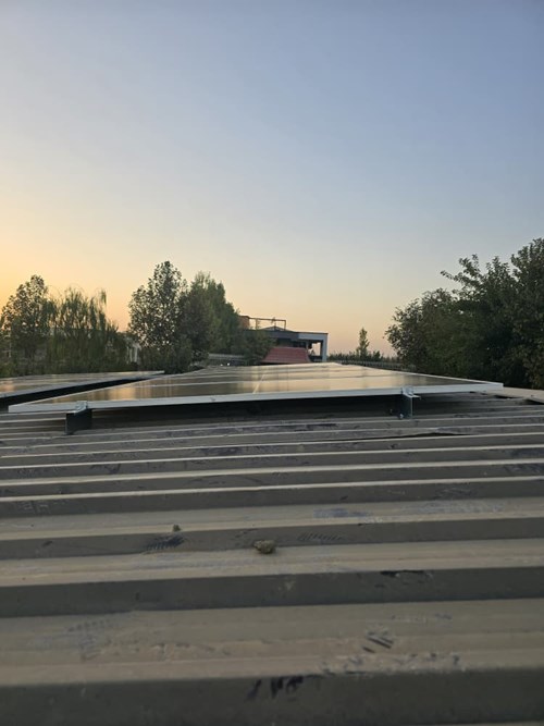 نصب نیروگاه خورشیدی آفگرید 7 کیلووات در هشتگرد