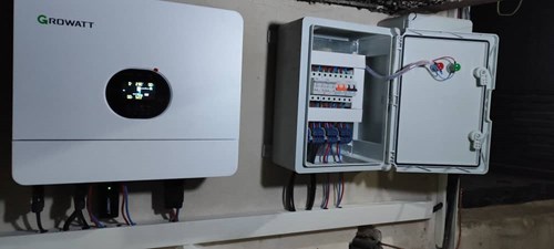 نصب نیروگاه خورشیدی آفگرید 7 کیلووات در کردان